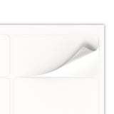 Etiquetas adhesivas rectangulares