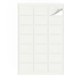 Etiquetas adhesivas rectangulares