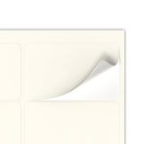 Etiquetas adhesivas rectangulares