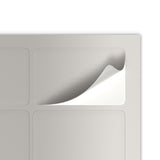 Etiquetas adhesivas rectangulares