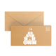 Christmas Envelopes Santa Clause Fleck 110 x 220 mm (DL)