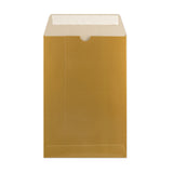 Sobre dorado de cartón rígido 235X162 MM