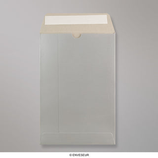 Sobre plateado de cartón 235x162 mm