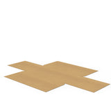 Cajas en cruz de cartón para envíos