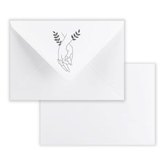 Wedding Envelopes (Hand Bonding Design) White 162 x 229 mm (C5)