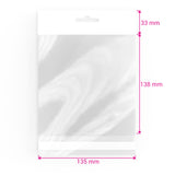 Bolsas celofán con encabezado (PPO)