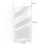 Bolsas celofán con encabezado (PPO)