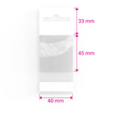 Bolsas celofán con encabezado (PPO)