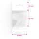 Cello Bags (With Header) Clear 65 x 60 mm