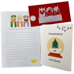 Pasaporte de Navidad - sus majestades los reyes magos