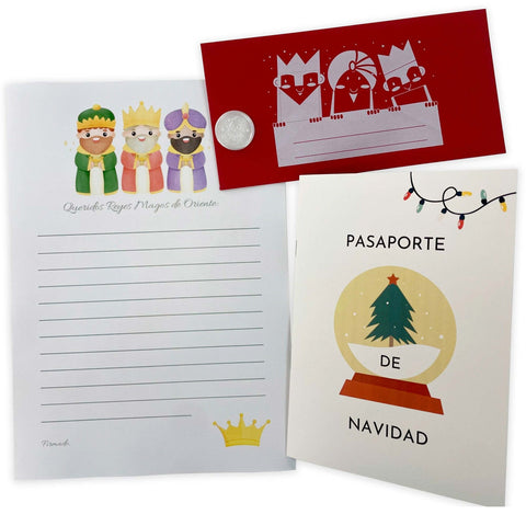 Christmas Passport, Envelope GCDLDR-CH5, 3 Kings Letter & Wax Seal