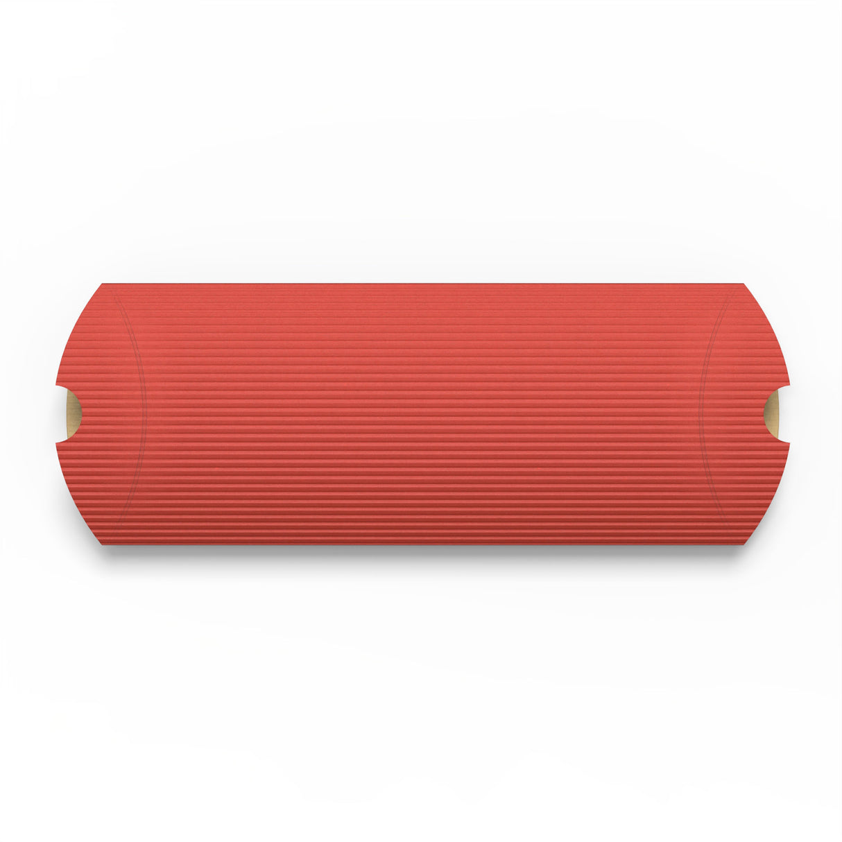 Cajas almohadas acanaladas de colores