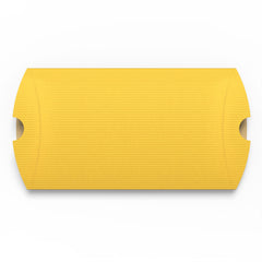 Corrugated Pillow Boxes Gold 229 x 162 mm (C5)