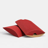 Cajas almohadas acanaladas de colores
