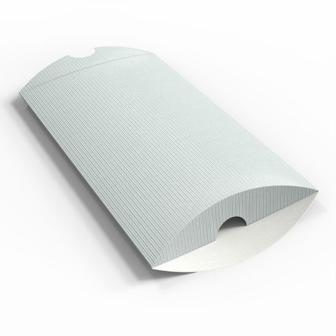 Corrugated Pillow Boxes Silver 229 x 162 mm (C5)