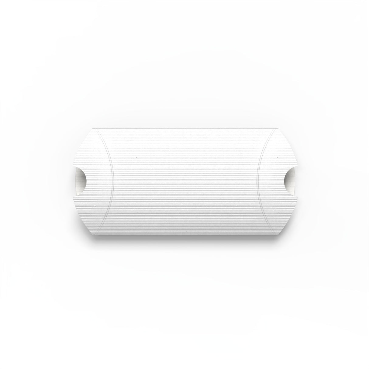 Cajas almohadas acanaladas de colores