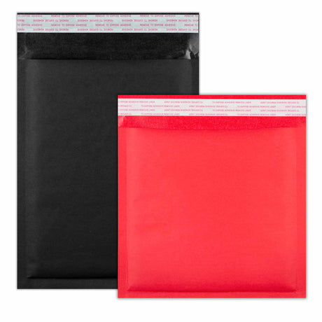 Bolsas acolchadas con burbujas de papel kraft de colores