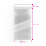 Bolsas celofán sin encabezado (PPO)