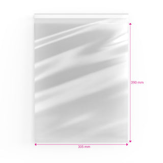 Cello Bags (Non-Header) Clear 390 x 305 mm
