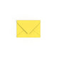 C7 Sunflower Yellow British Made Gummed V-Flap Envelope (82 x 113mm)