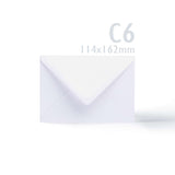 Pack de tarjetas blancas con textura martillada y ventana rectangular