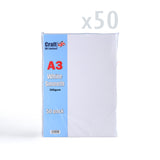 Tarjeta Blanca A3 300 g/m² pack de 50 unidades