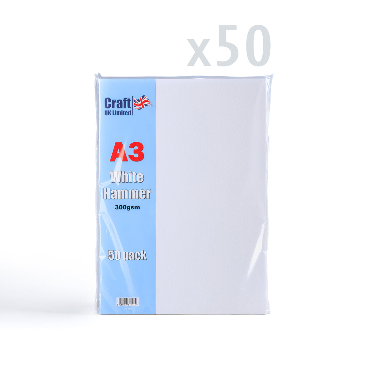 Tarjeta Martillada 300 g/m² pack de 50 unidades