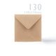 Kraft Cards & Envelopes Pack Manila 130 x 260 x 30 mm