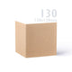 Kraft Cards & Envelopes Pack Manila 130x130 mm + 125x125 mm