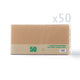 Kraft Cards & Envelopes Pack Manila 130x130 mm + 125x125 mm