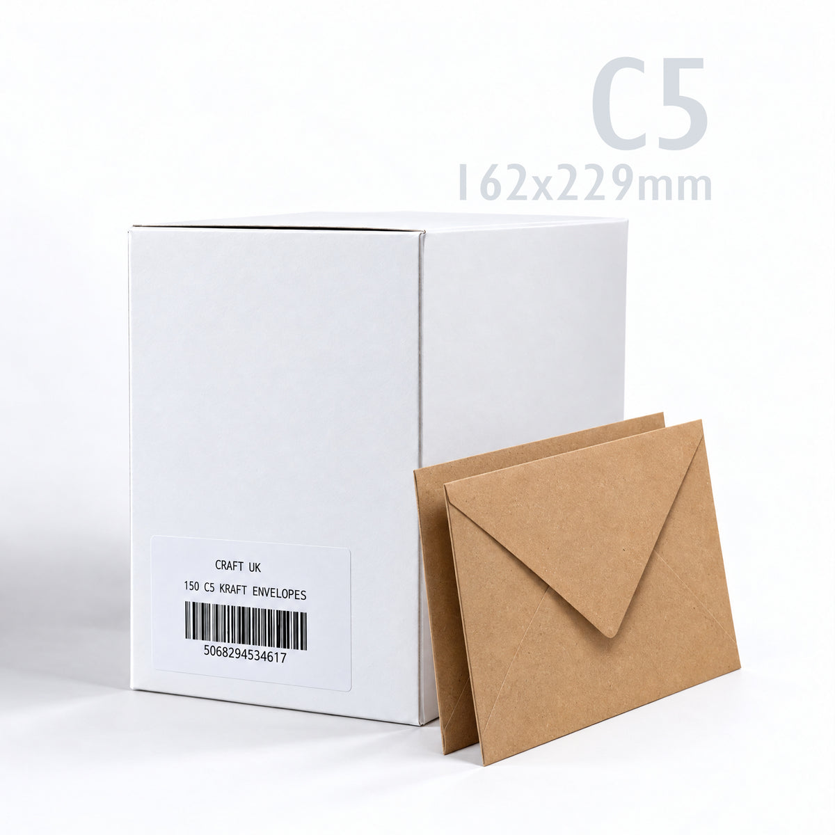 Sobres Kraft 110 g/m² pack de 150 unidades