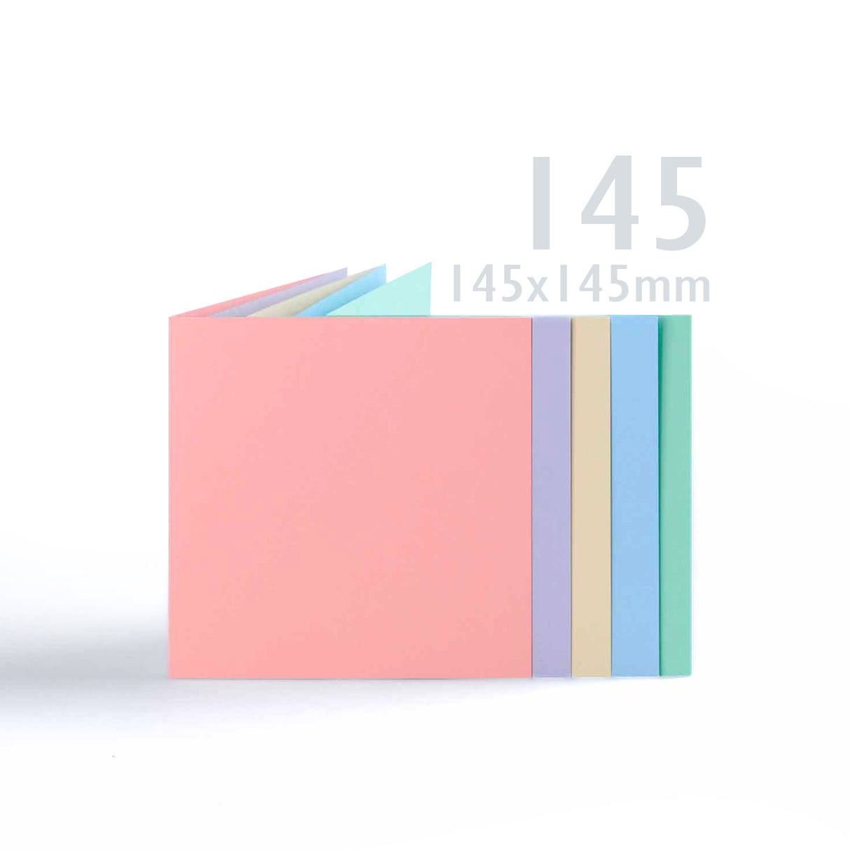 Pack colores pastel variados: tarjetas 225 g/m² y sobres 100 g/m²