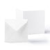 White Smooth Cards & Envelopes Pack White 130x130 mm + 125x125 mm