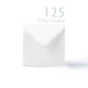 Linen Cards & Envelopes Packs White 130x130 mm + 125x125 mm