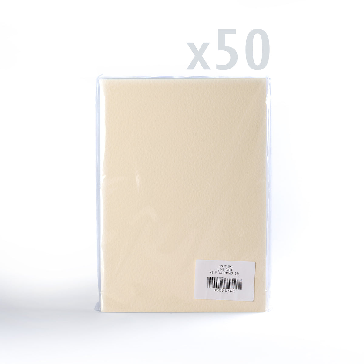Tarjeta Martillada 300 g/m² pack de 50 unidades