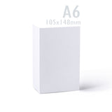Tarjetas blancas lisas 250 g/m² y sobres 100 g/m² – pack