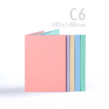 Pack colores pastel variados: tarjetas 225 g/m² y sobres 100 g/m²