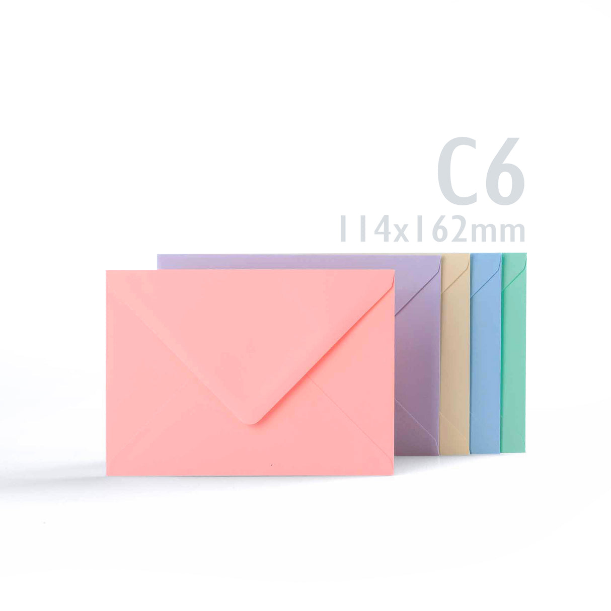 Pack colores pastel variados: tarjetas 225 g/m² y sobres 100 g/m²