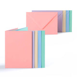 Pack colores pastel variados: tarjetas 225 g/m² y sobres 100 g/m²