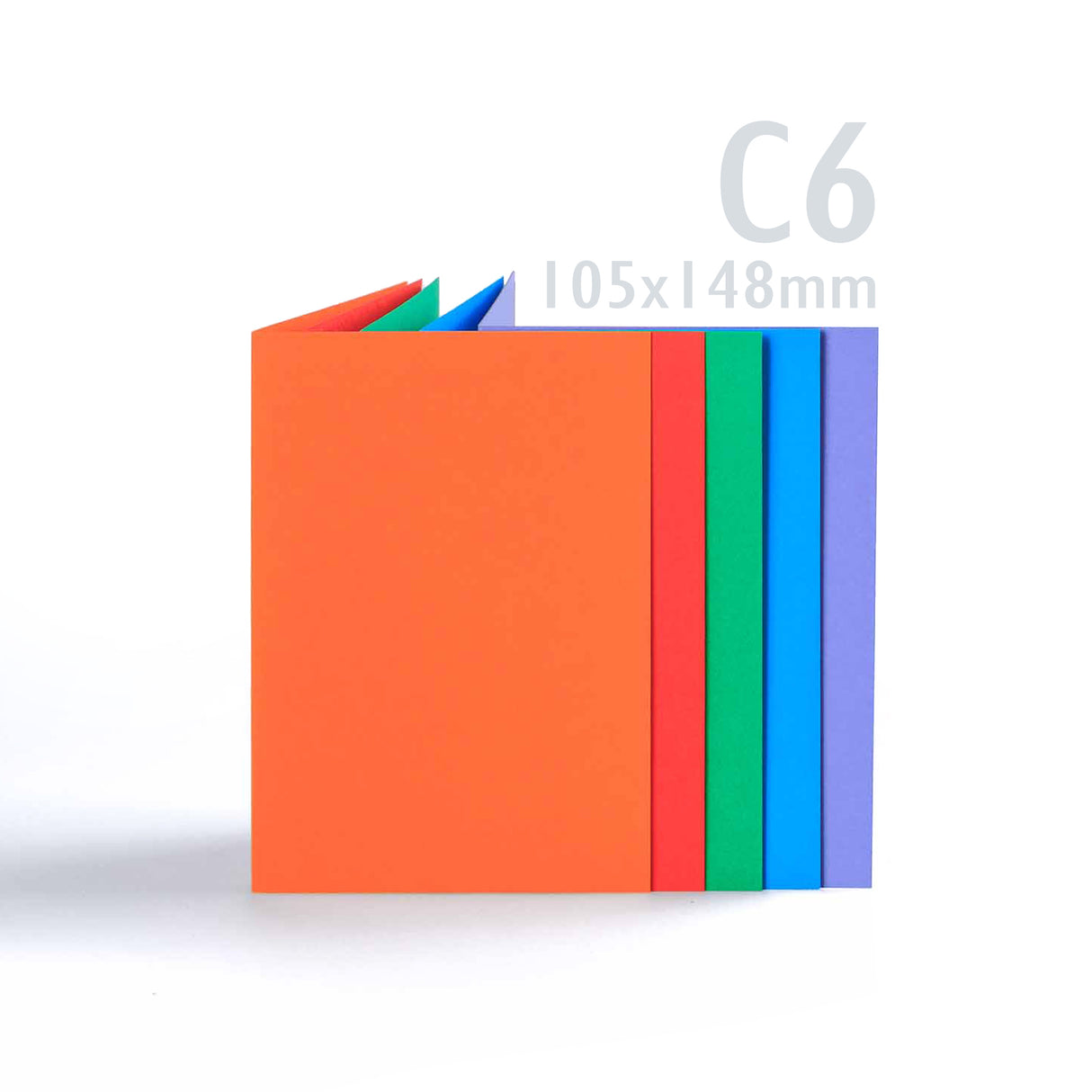 Pack colores vivos variados: tarjetas 225 g/m² y sobres 100 g/m²