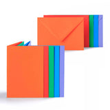 Pack colores vivos variados: tarjetas 225 g/m² y sobres 100 g/m²