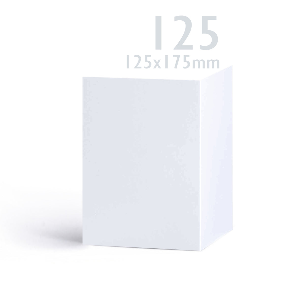 Tarjetas blancas lisas 250 g/m² y sobres 100 g/m² – pack