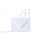 Tarjetas blancas lisas 250 g/m² y sobres 100 g/m² – pack