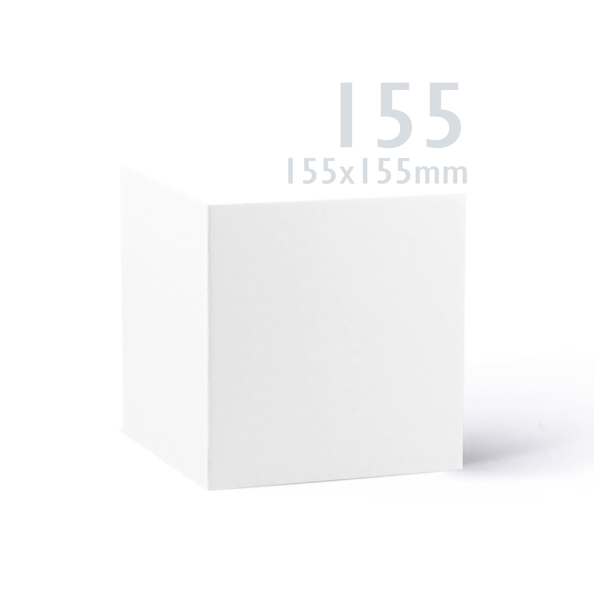 Tarjetas blancas lisas 250 g/m² y sobres 100 g/m² – pack