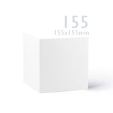 Tarjetas blancas lisas 250 g/m² y sobres 100 g/m² – pack