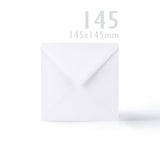 Tarjetas blancas lisas 250 g/m² y sobres 100 g/m² – pack