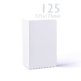 Pack de tarjetas y sobres blancos con borde ondulado