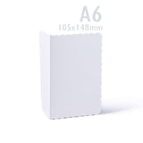 Pack de tarjetas y sobres blancos con borde ondulado