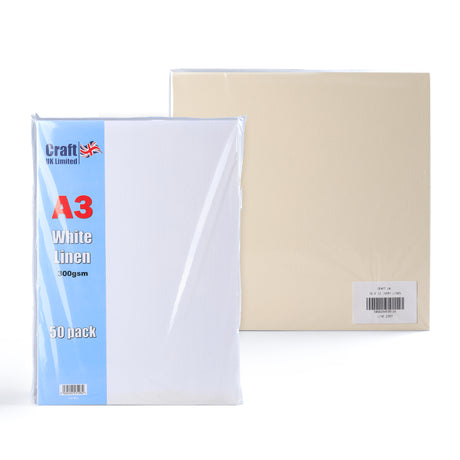 Tarjeta Lino 300 g/m² pack
