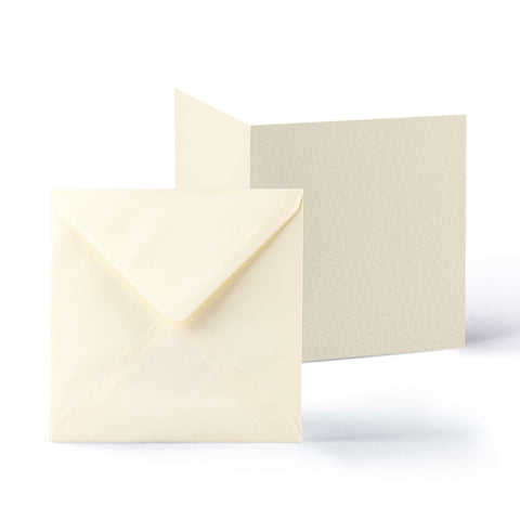 Pack de tarjetas y sobres con textura martillada